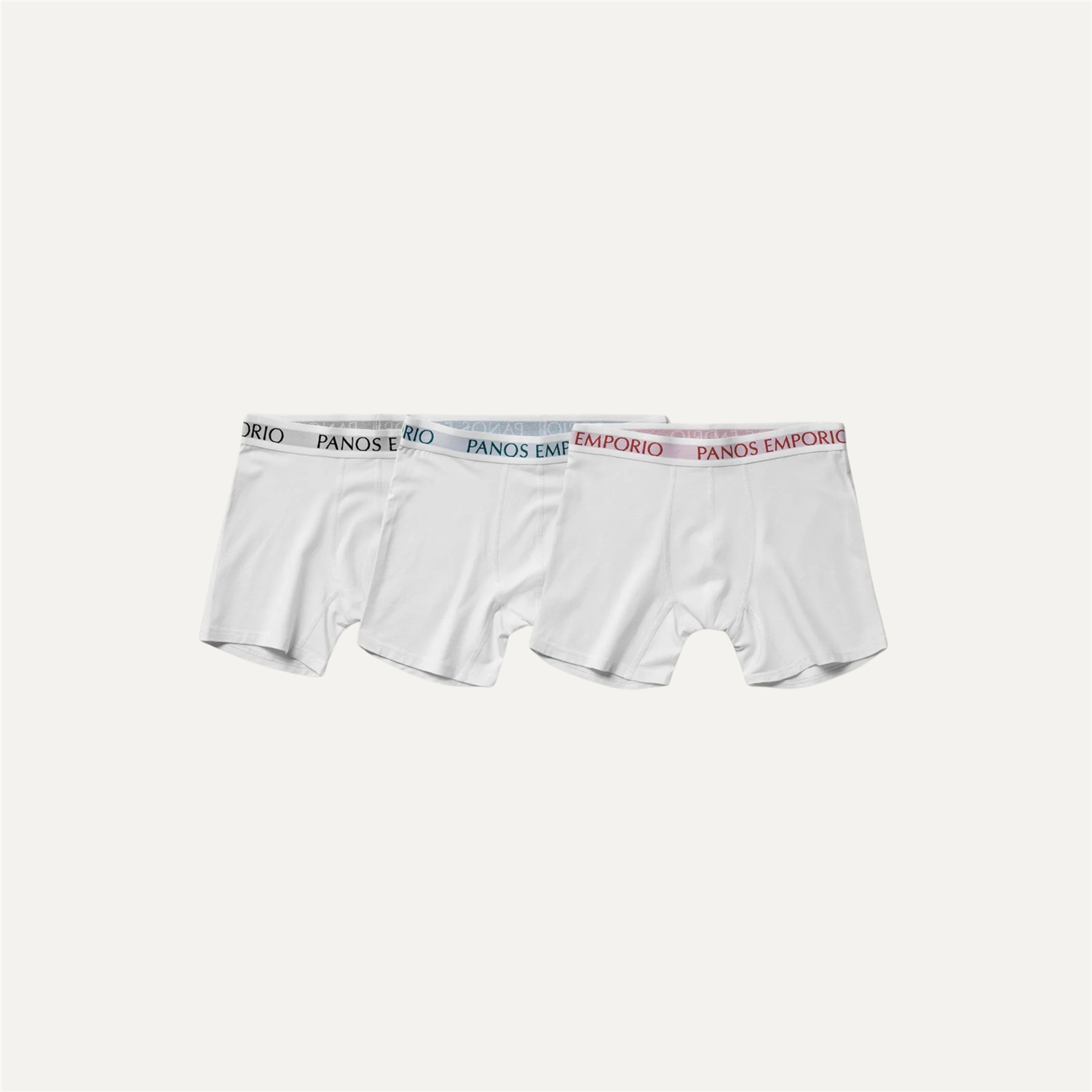 3pk Base Bamboo Boxer White/white/white