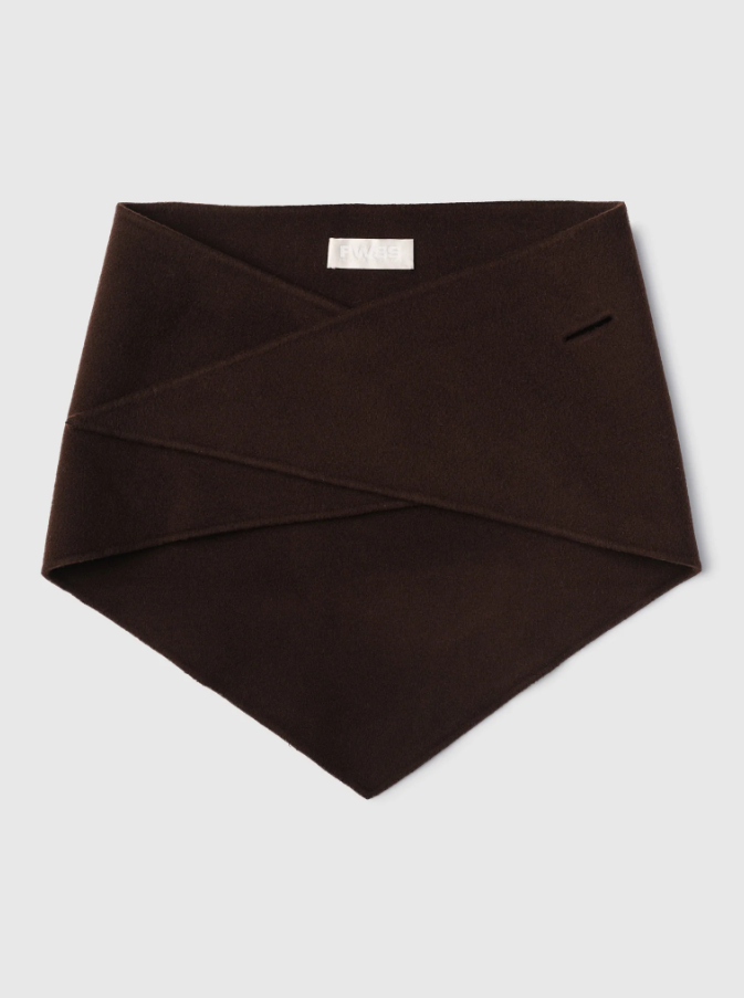 Double Rider Scarf Molé Brown