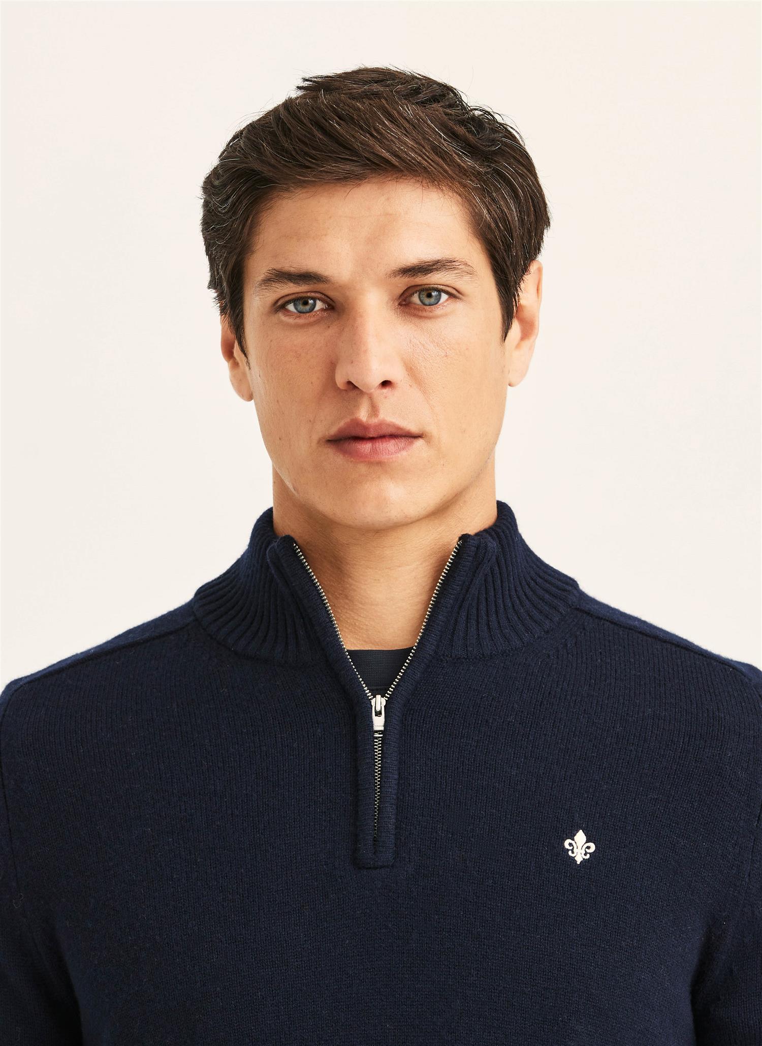 Hertford Halfzip Navy