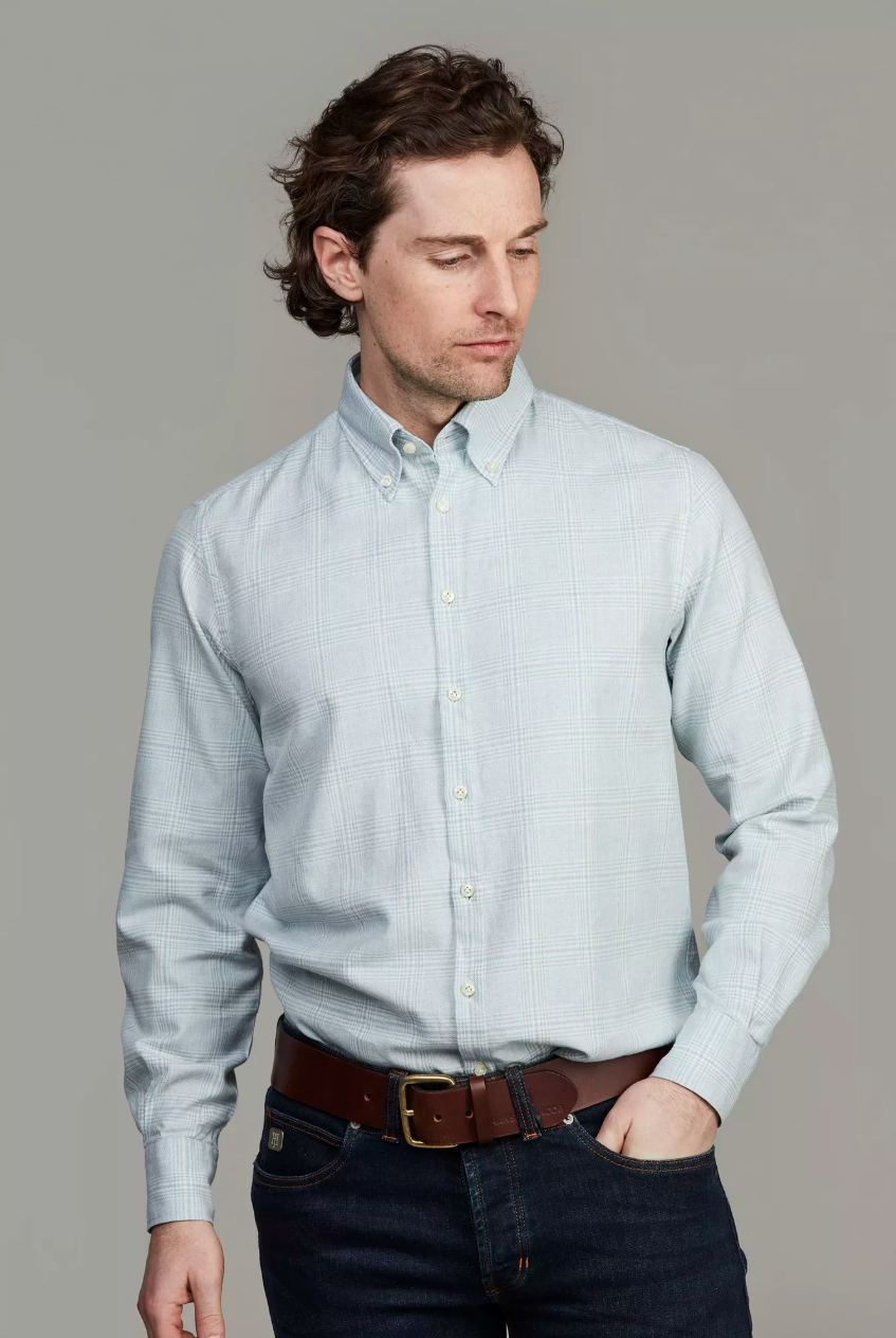 Eltone Check Shirt Light Blue