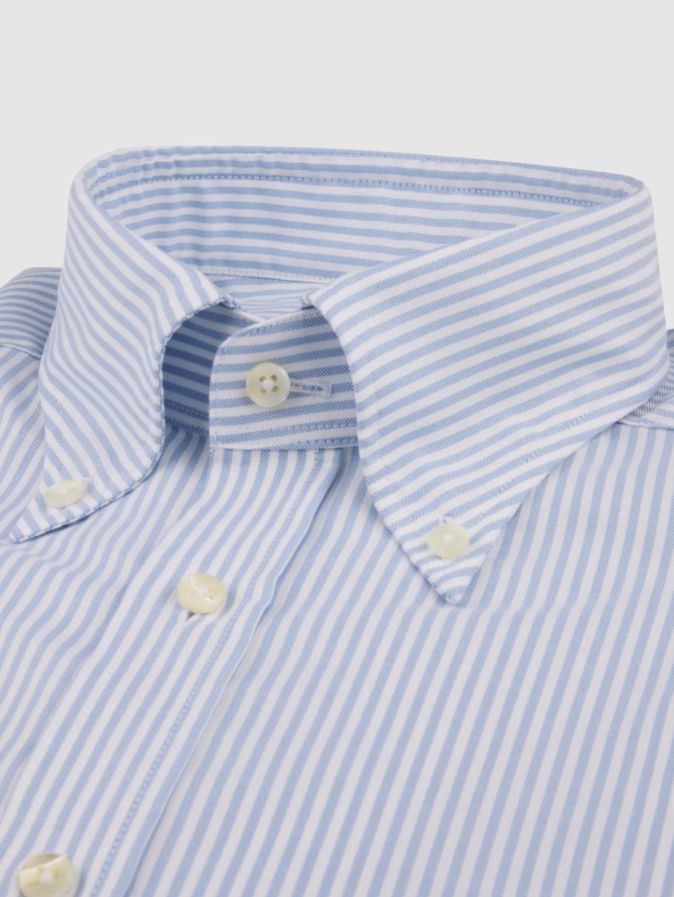 Blue Striped Oxford Slimfit Shirt