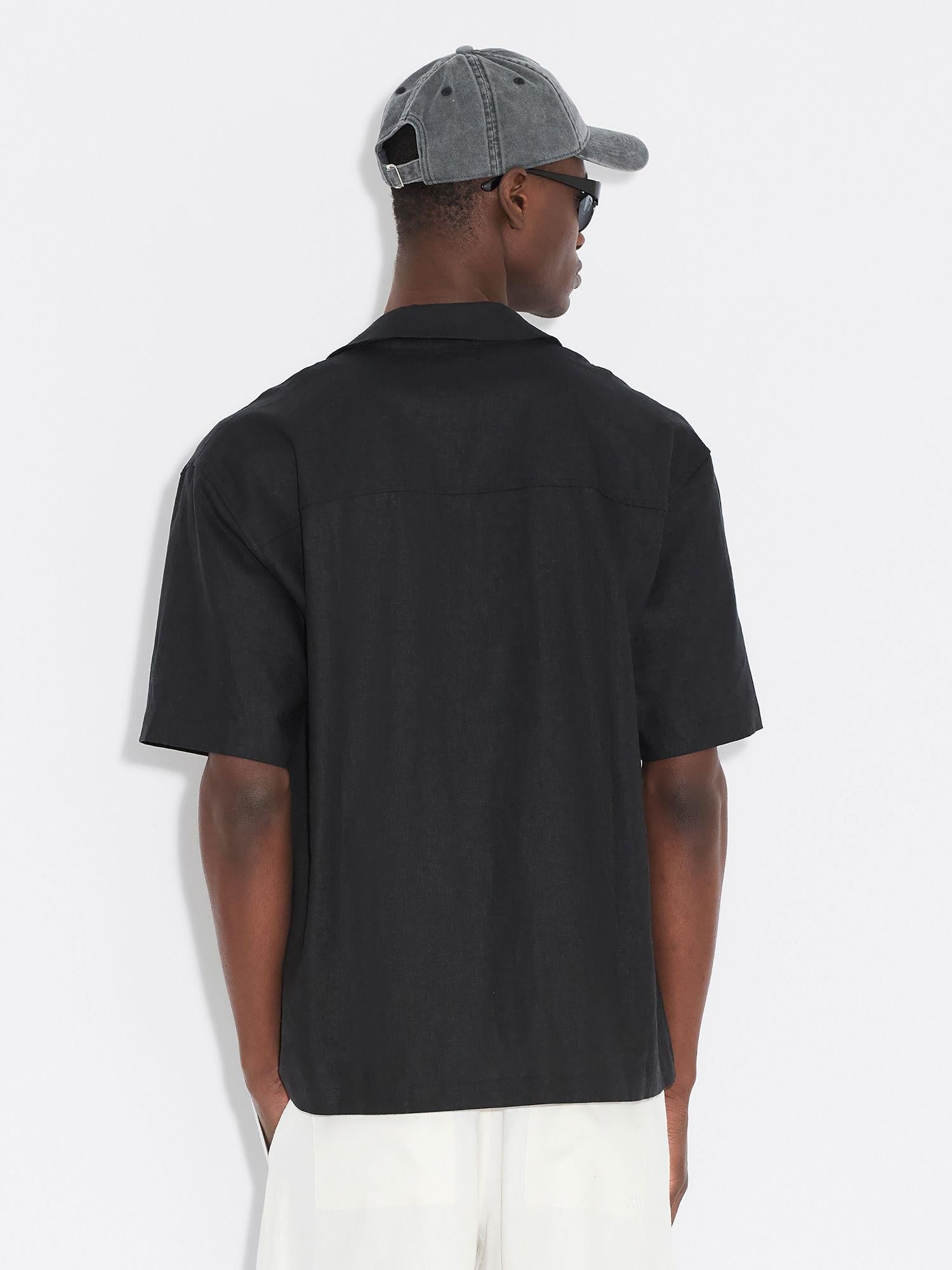 Pier Linen Shirt Black