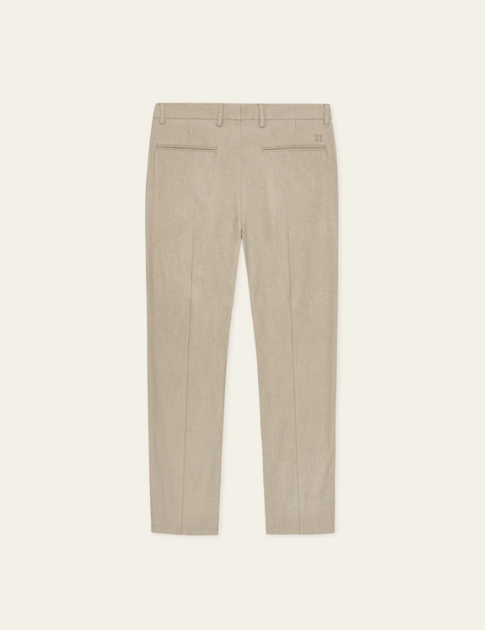 Como Reg Solid Pants Laurel Oak Sand