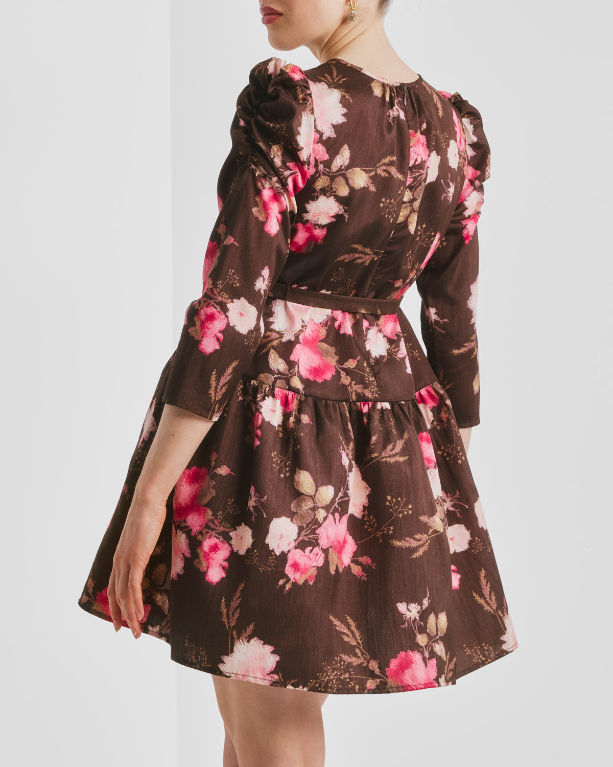 Tafette Shift Dress Soft Bloom
