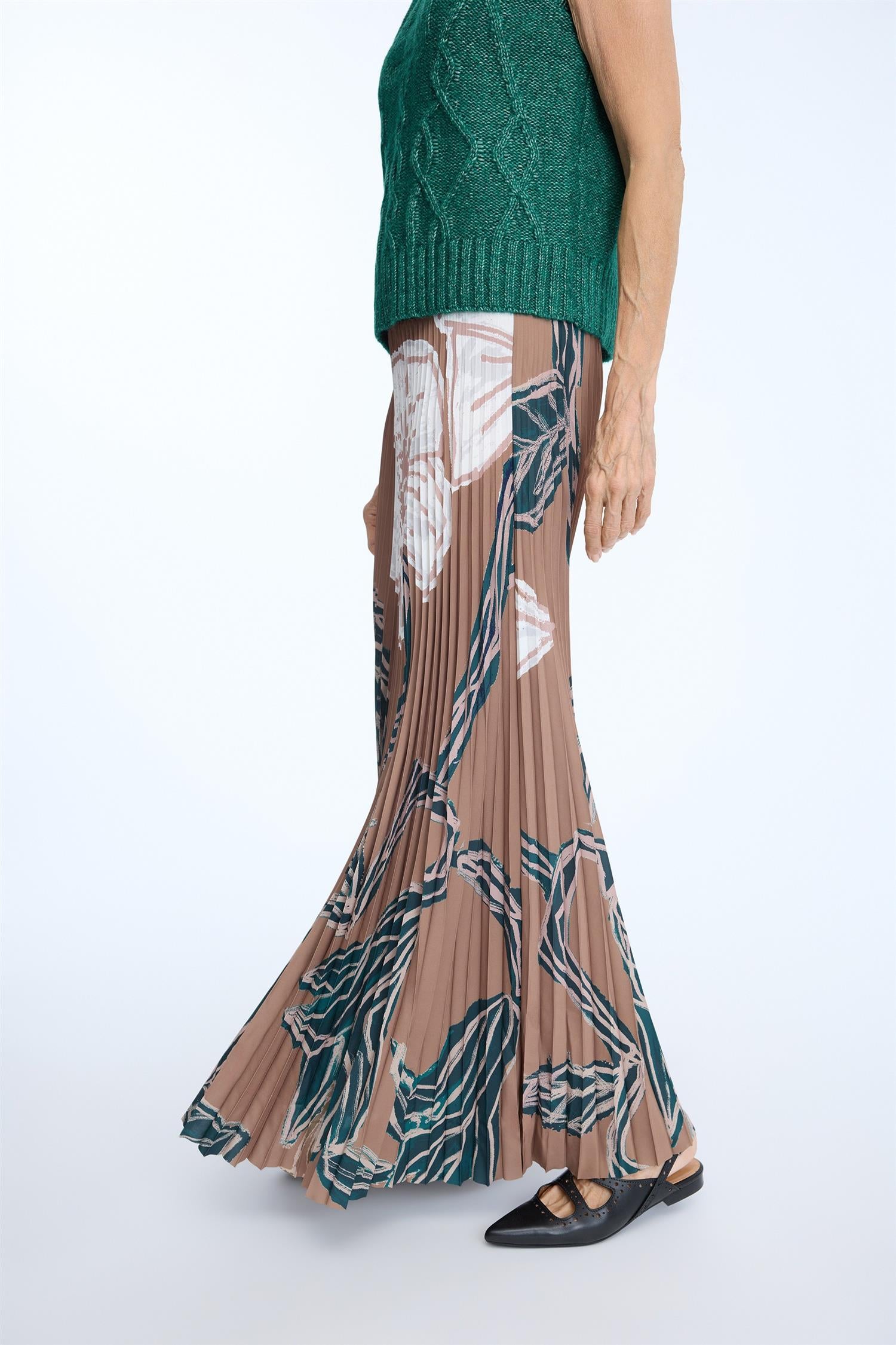 Taulla Skirt Print Caramel