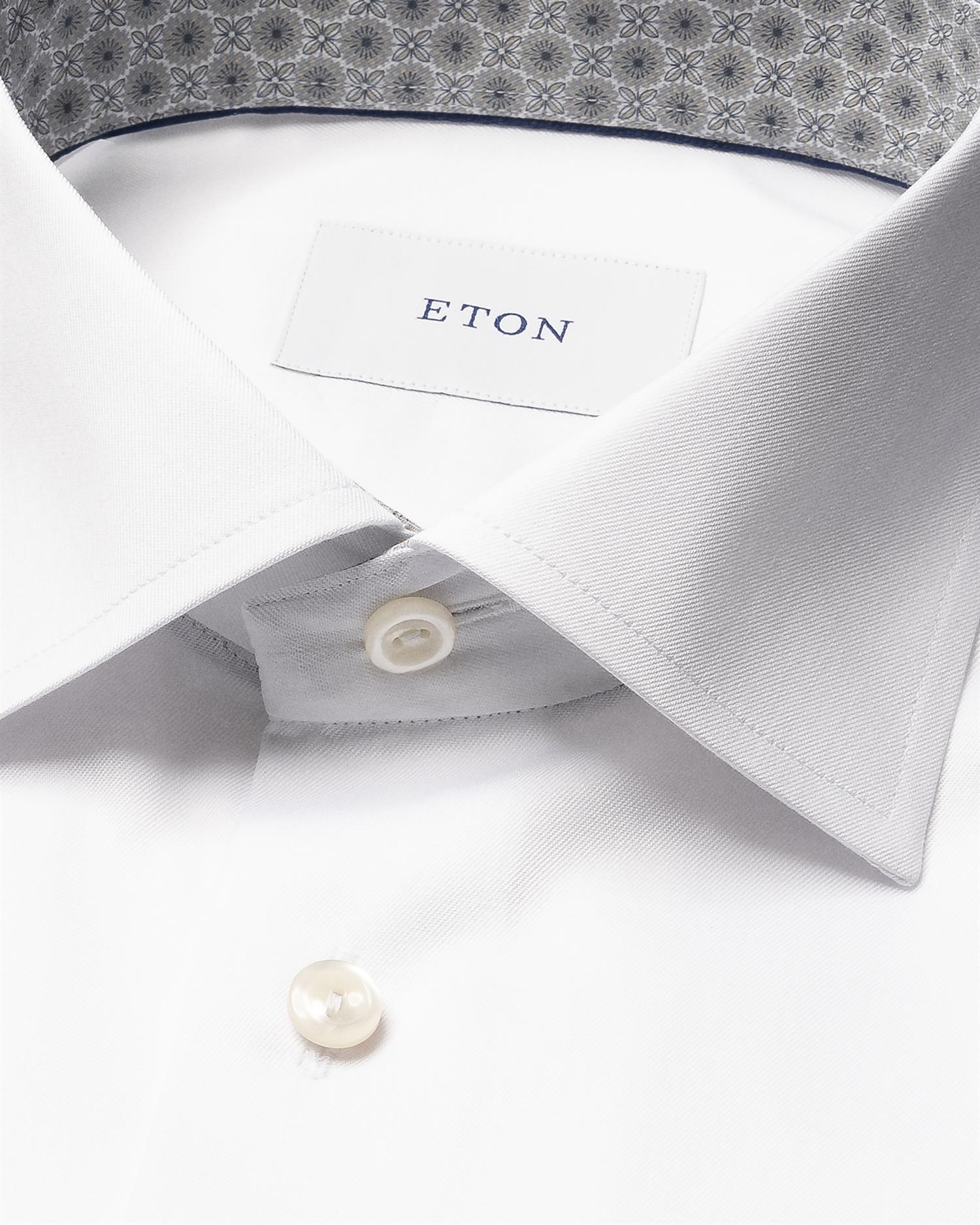 Medallion Effect Signature Twill Contemporary Shirt