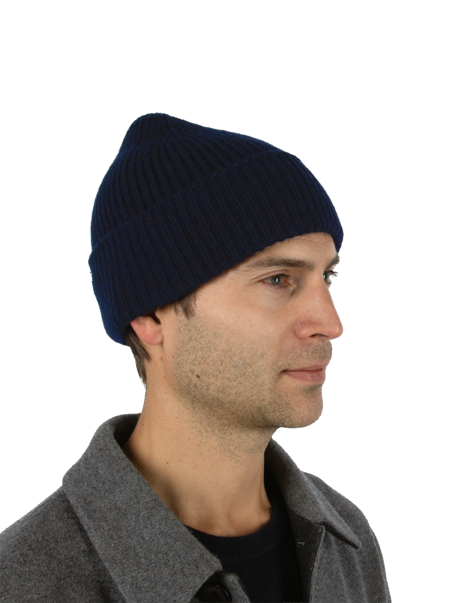 Beanie Cashmere Wool Dusk Navy