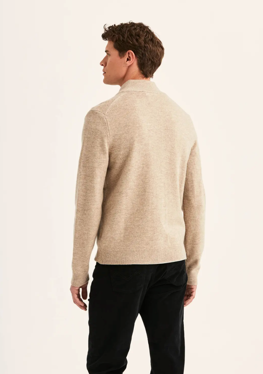 Hertford Button Cardigan Khaki