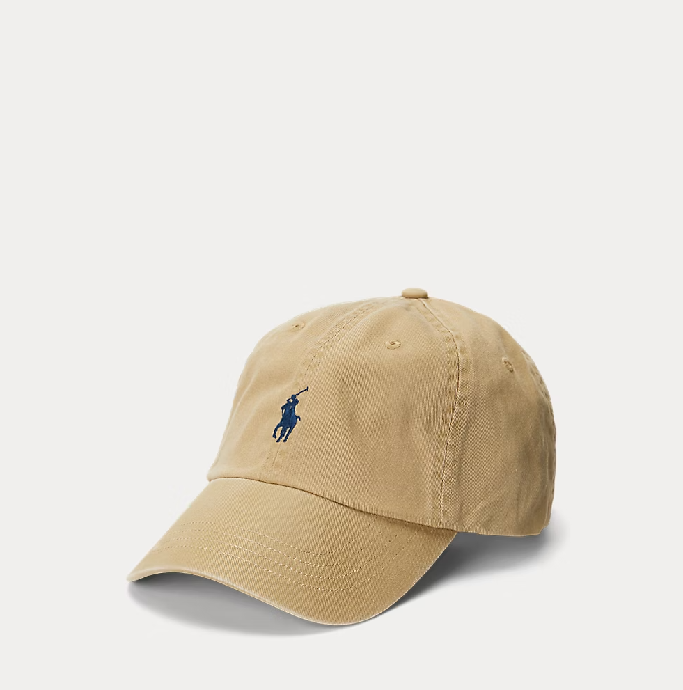 The Iconic Cotton Chino Ball Cap Khaki