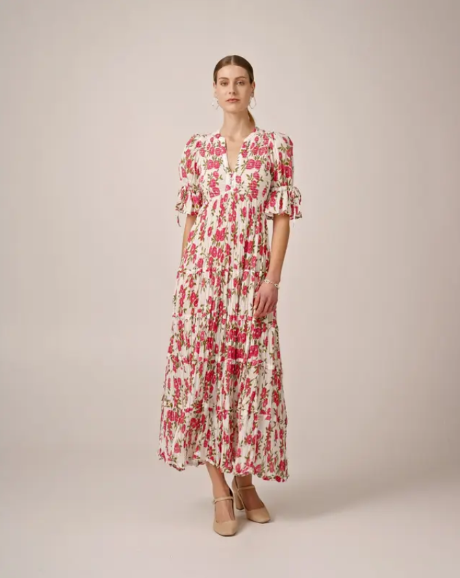 Bohemian Relaxed Dress PF25 Pink Meadow
