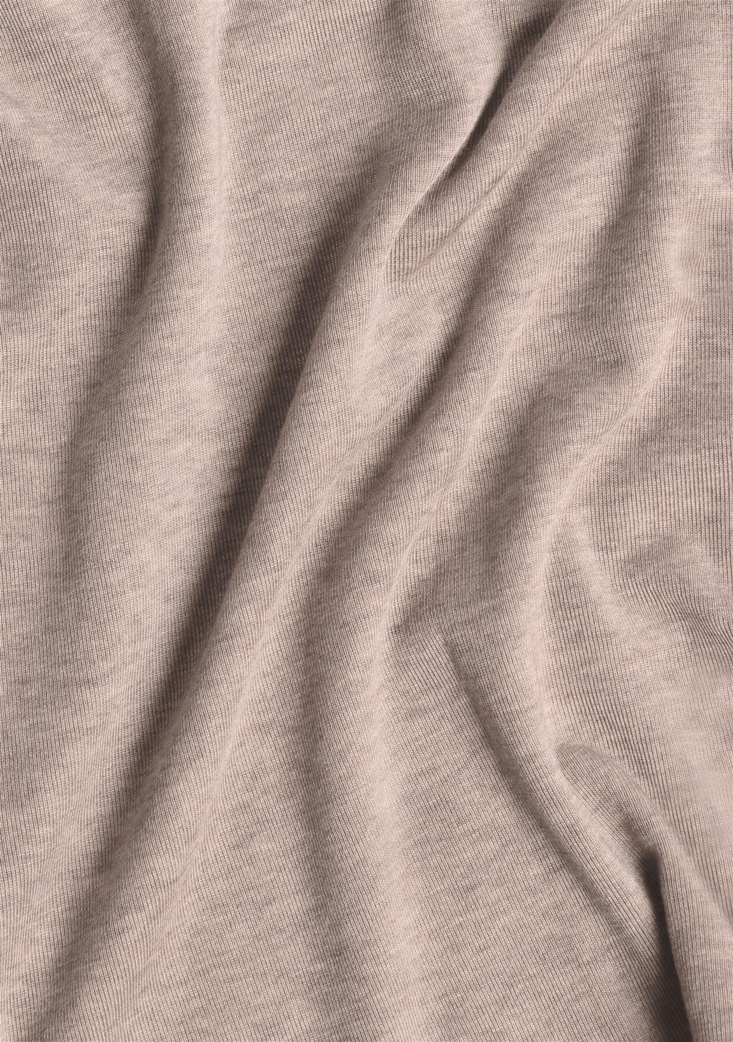 Wool Jersey Shirt Taupe