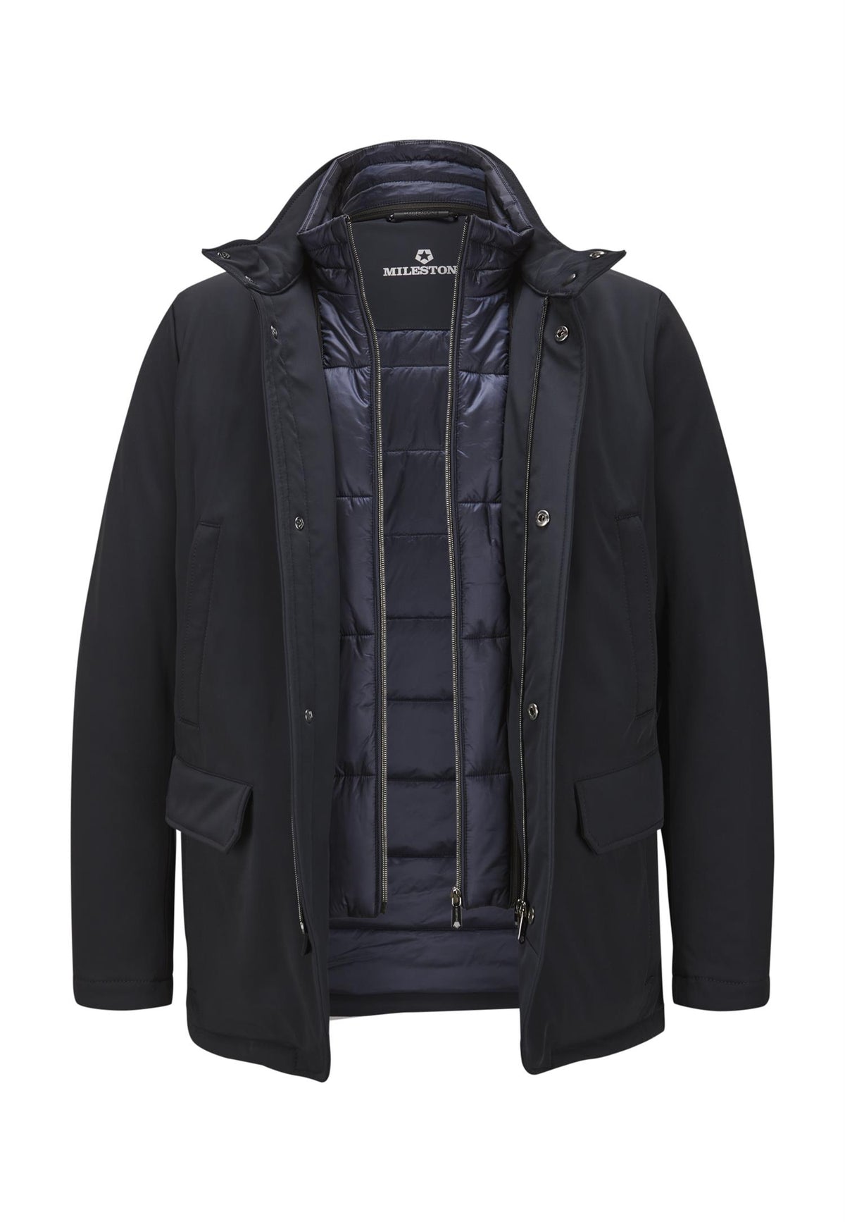 MS Presley Water Repellent Jacket Navy Blue