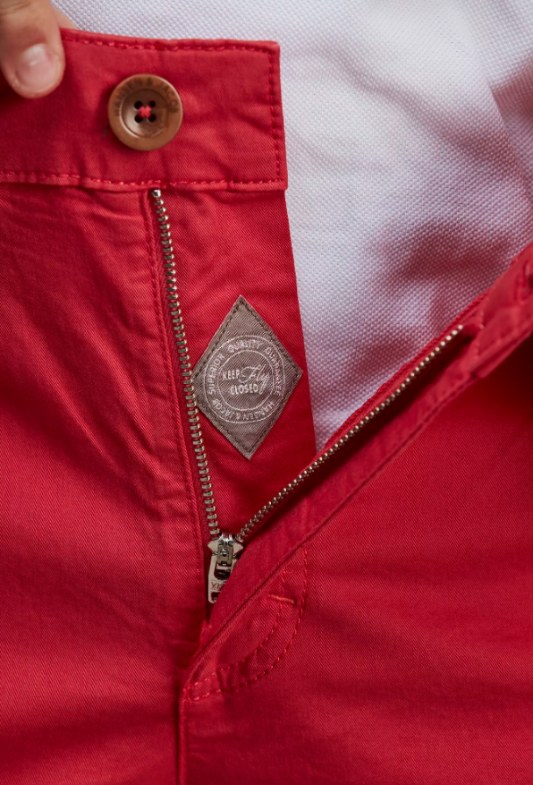 CLASSIC CHINO SHORTS SOFT RED