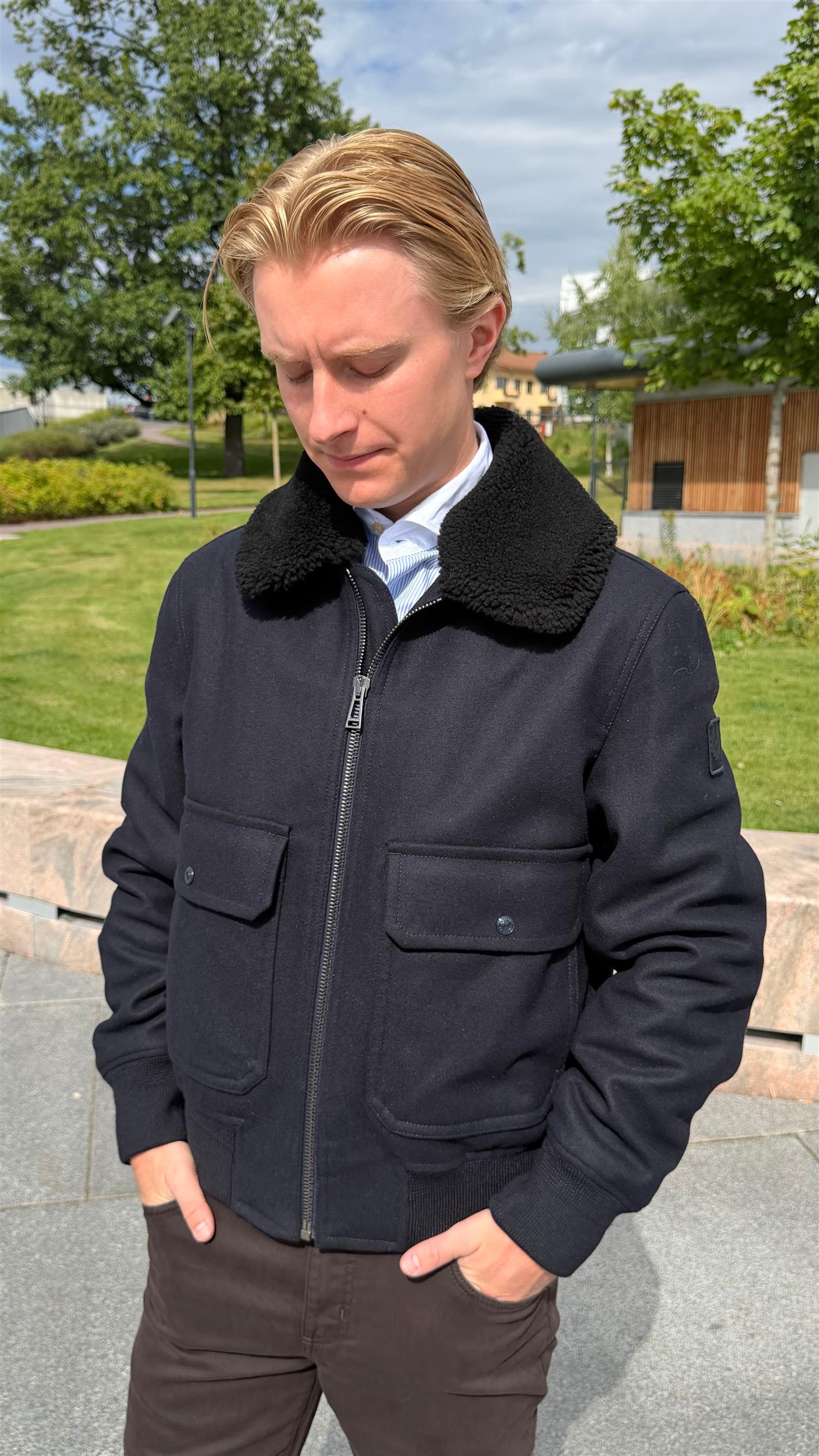 Welder Wool Jacket Navy