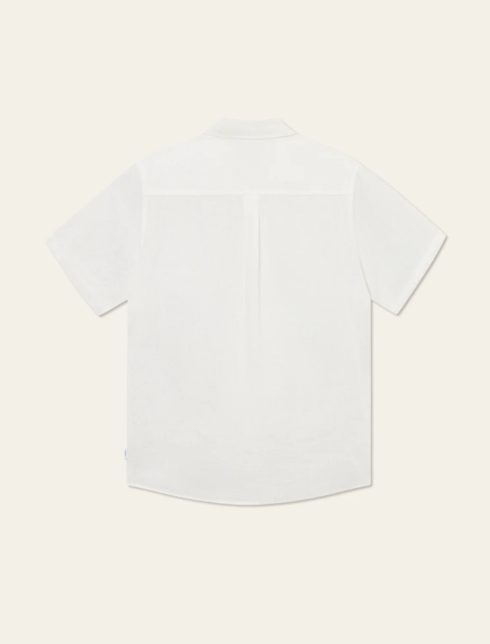 Kris linen ss shirt ss25 white