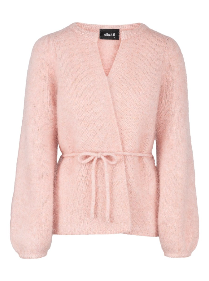 Fredrikke chunky cardigan Dusty Pink