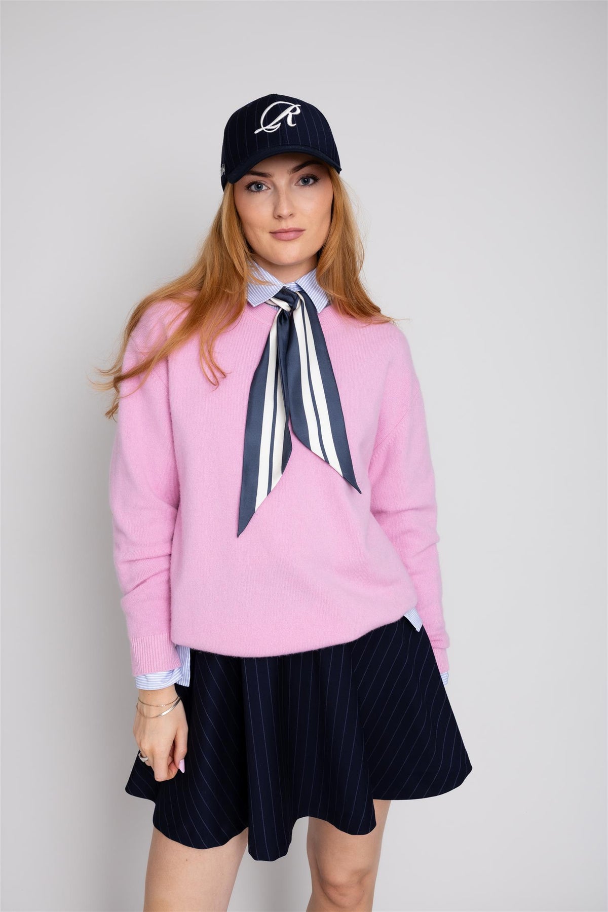 W. Alex Crew Sweater Pink
