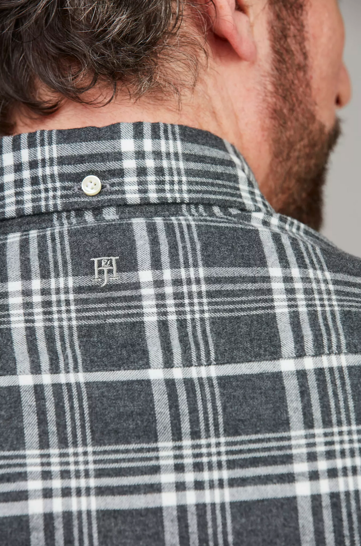 Sam Check Flanel Shirt Grey
