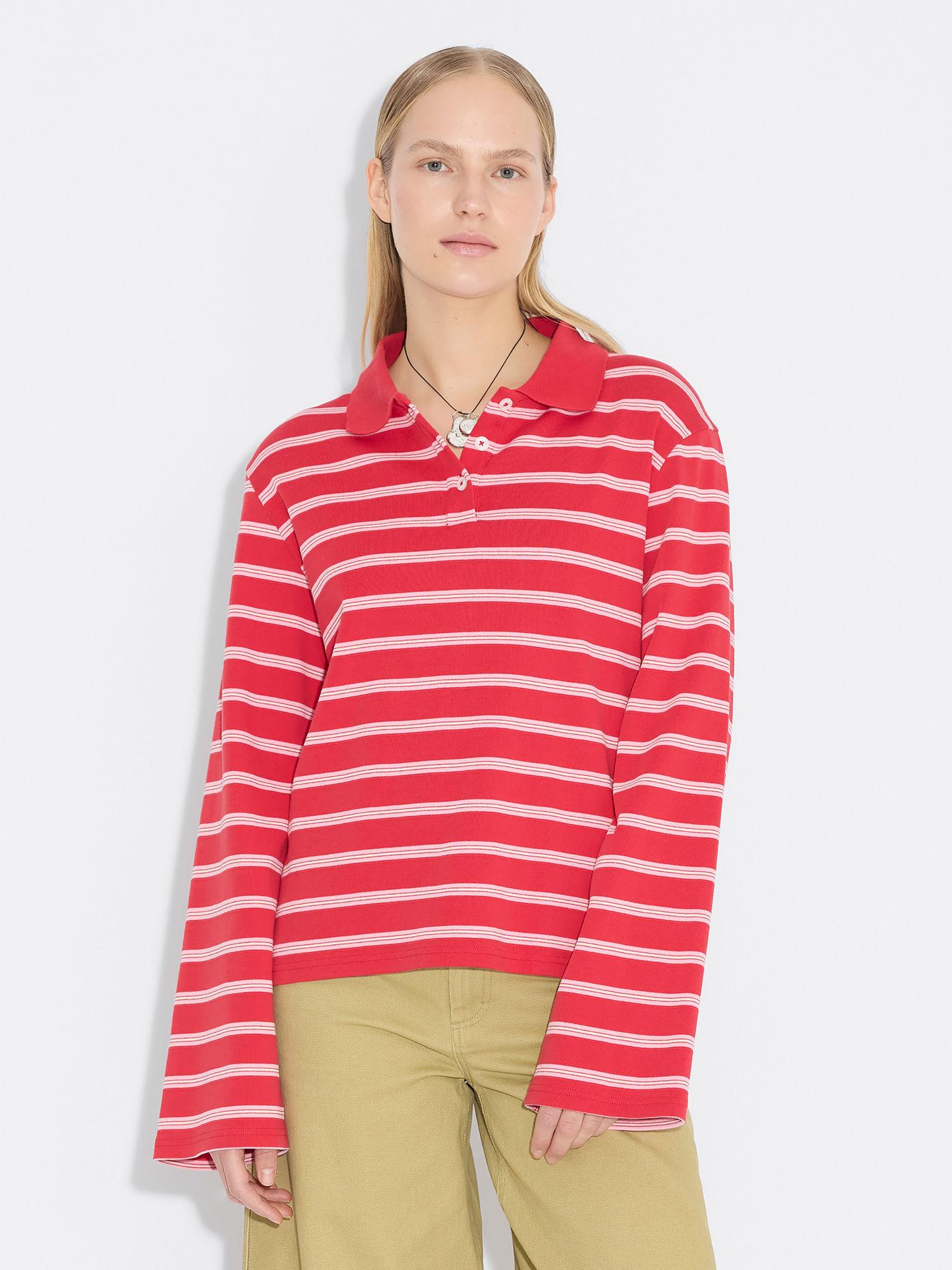 Sunny Polo Red Stripe