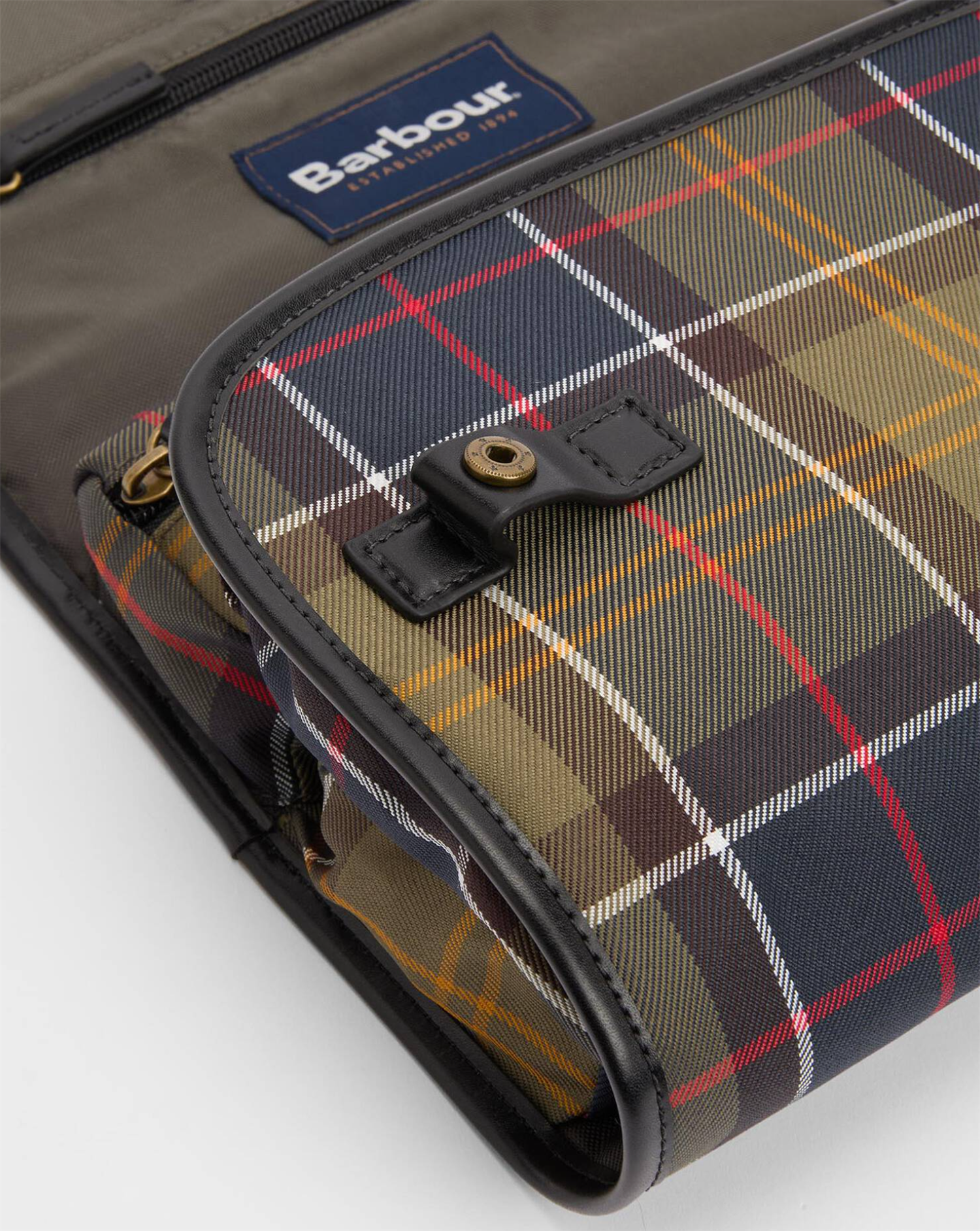 Tartan Hanging Washbag Classic/Beacon