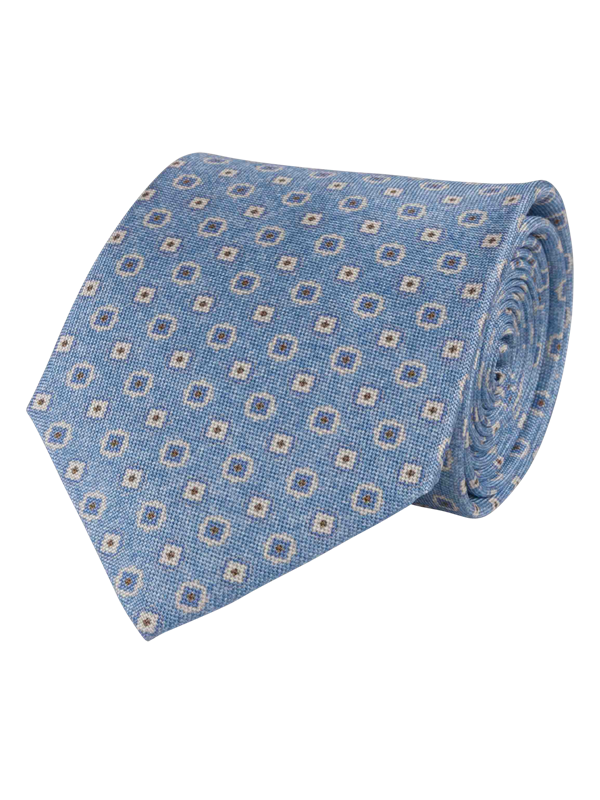 Light Blue Silk Tie