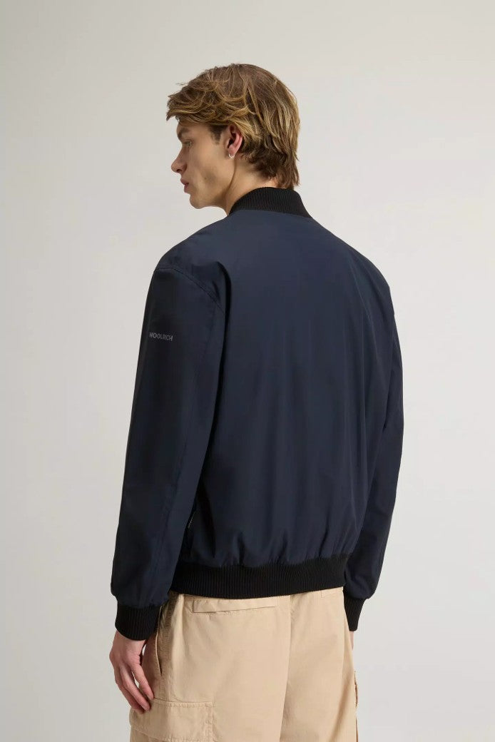 Bomber jacket melton blue