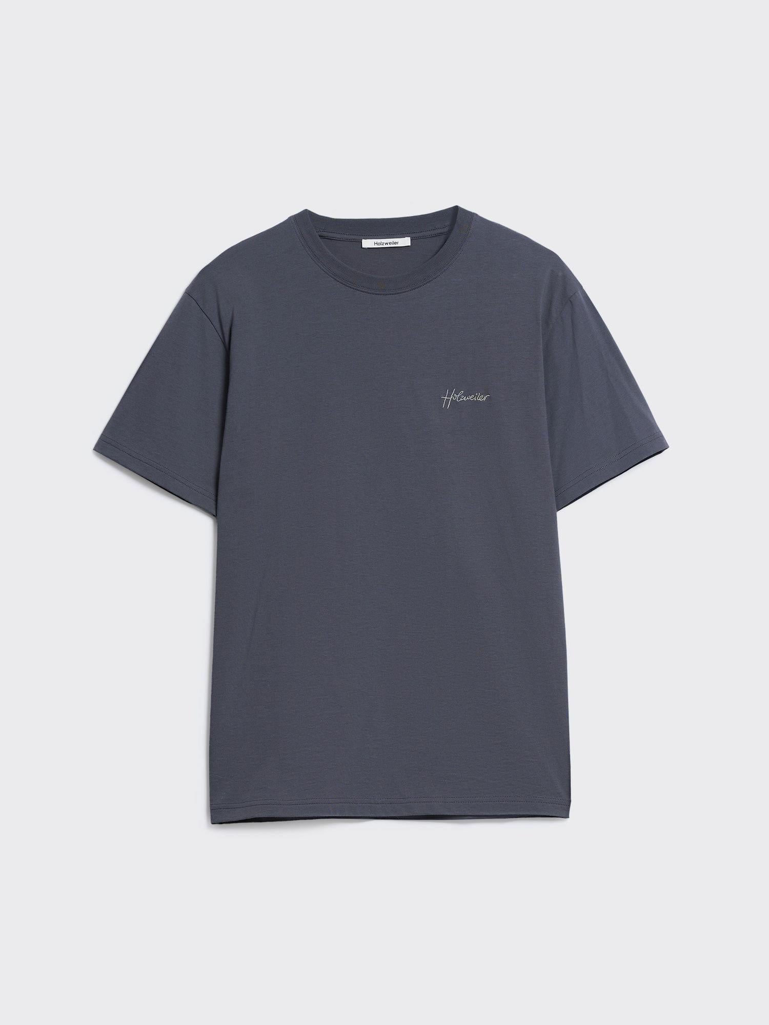 Tucker Embroidery Tee Dk. Grey