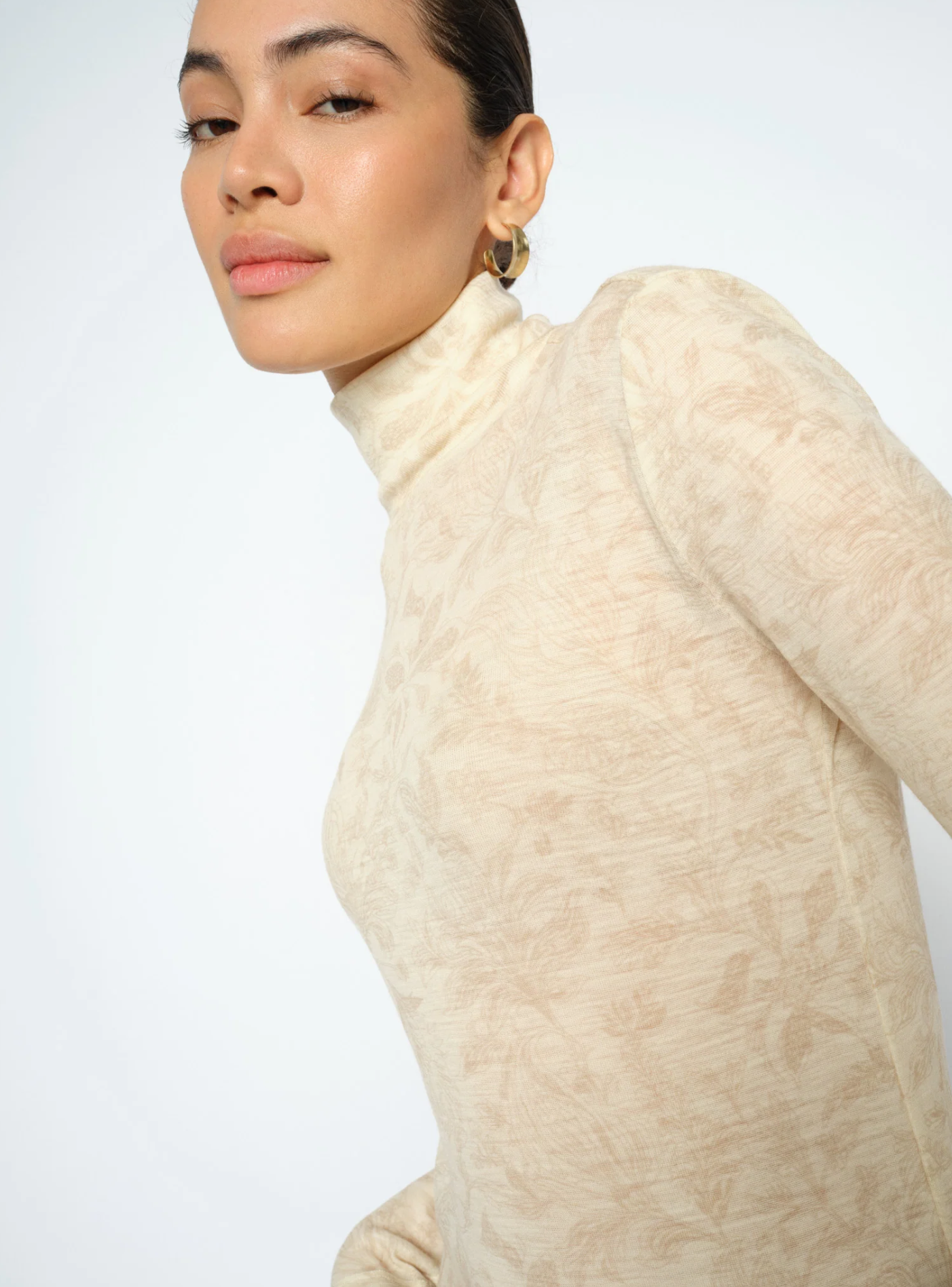 Mmxinna Fleur Turtleneck Oxford Tan