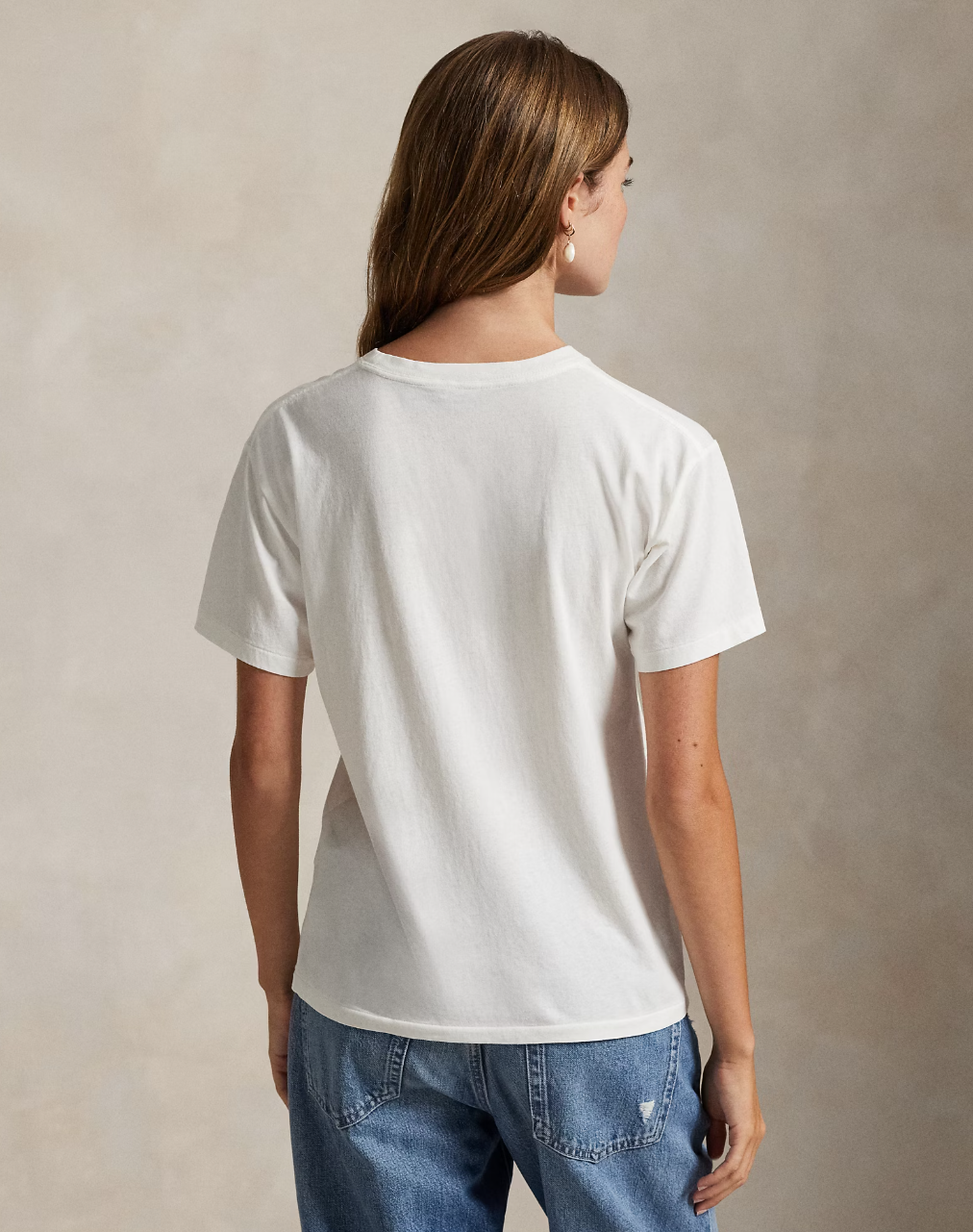 Polo Bear Cotton Jersey T-shirt White