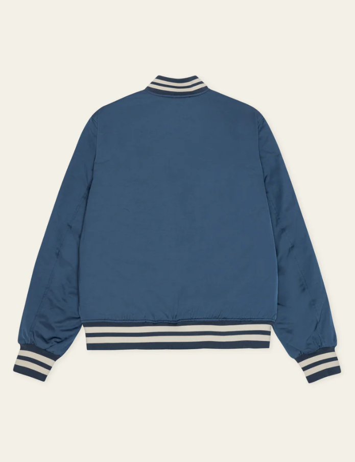 Varsity Tech Jacket Dark Denim