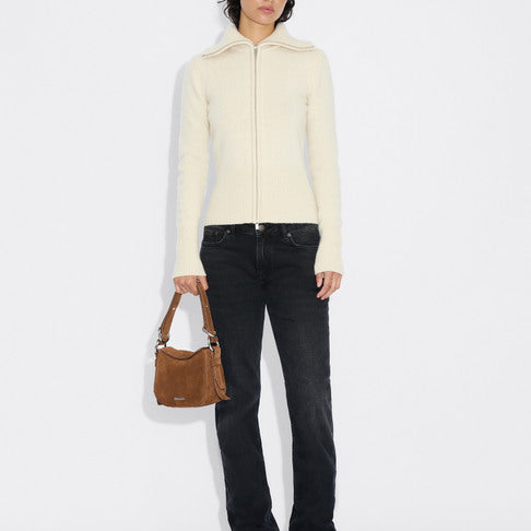 Line Wool Cardigan 25-04 Ecru