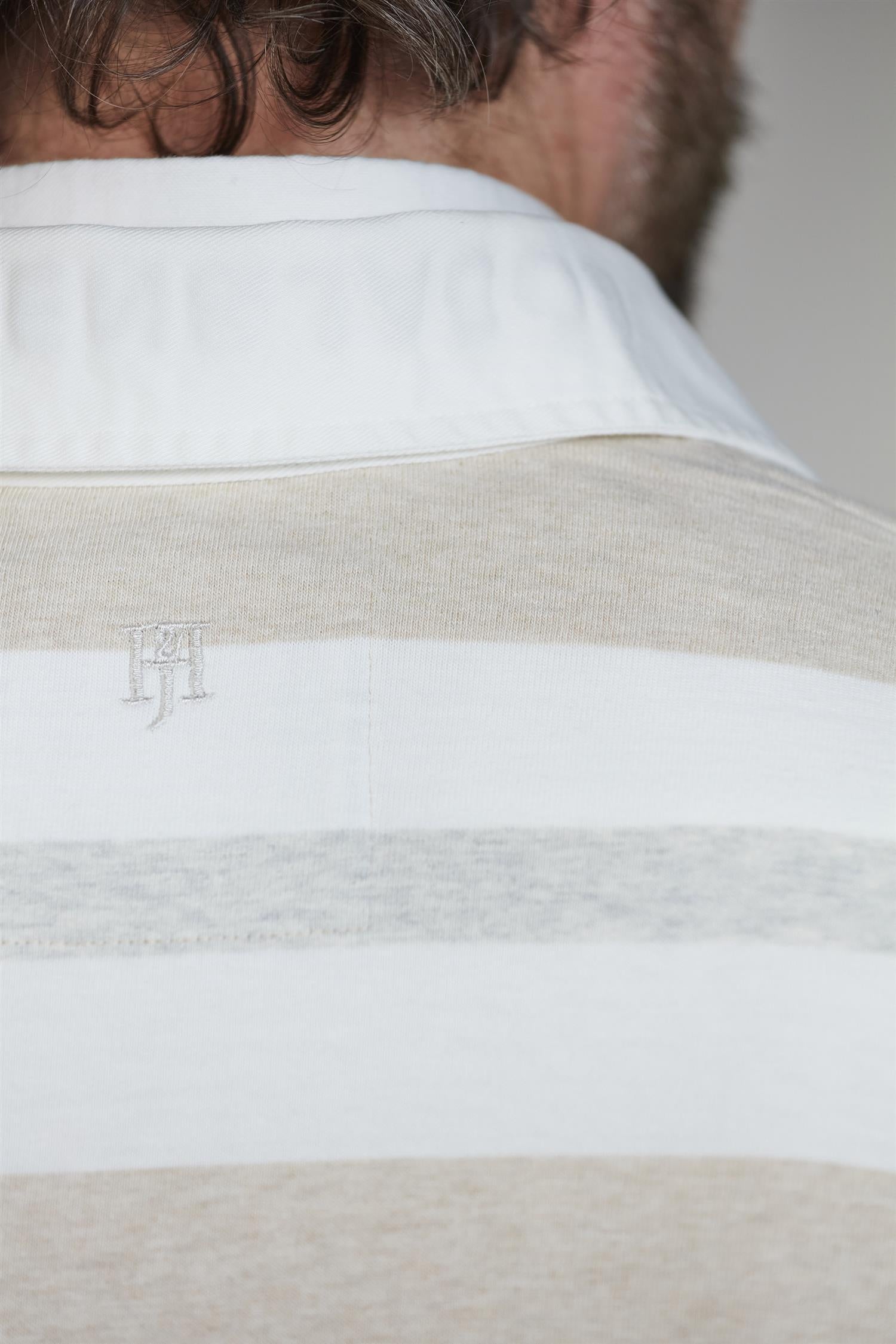 Y.D Stripe Back Rugger Sand