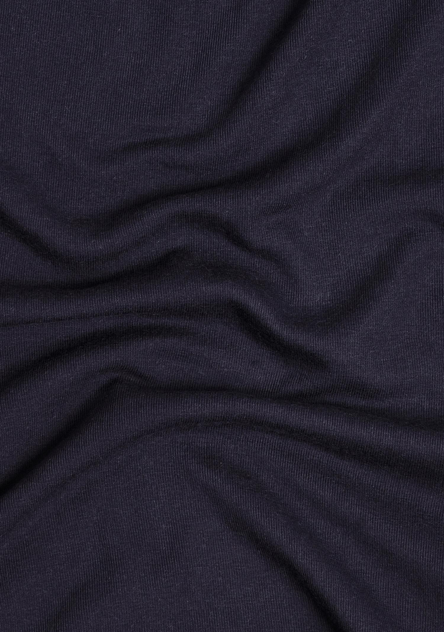 Wool Jersey Shirt Navy Blue