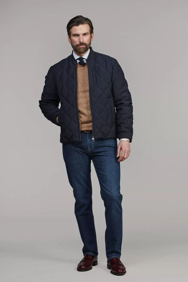 Brixen Down Jacket Navy