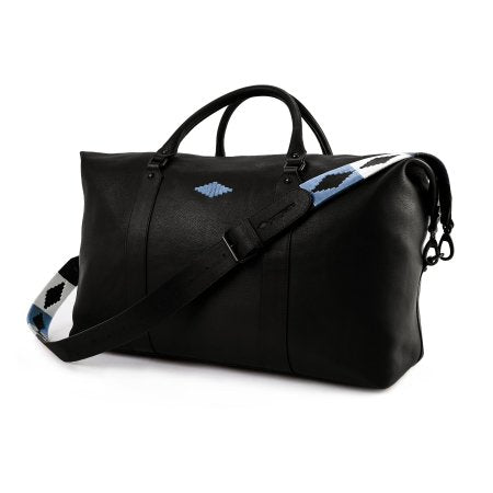 Caballero Large Travel Bag Black Leather