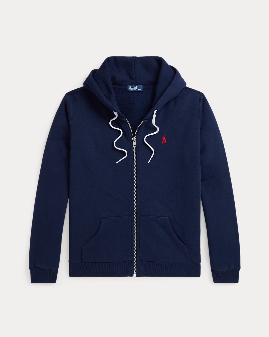 Fleece Full-Zip Hoodie Navy