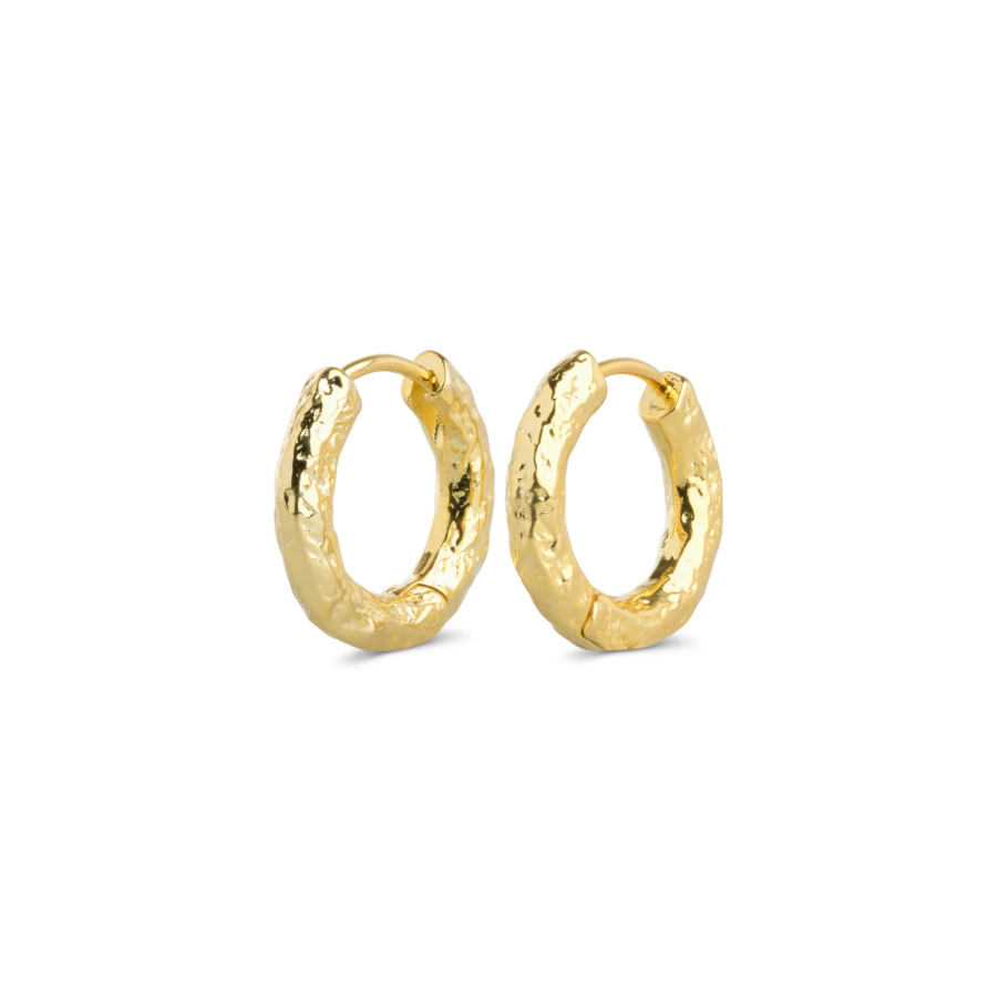 Hildur organic hoop earring Gold