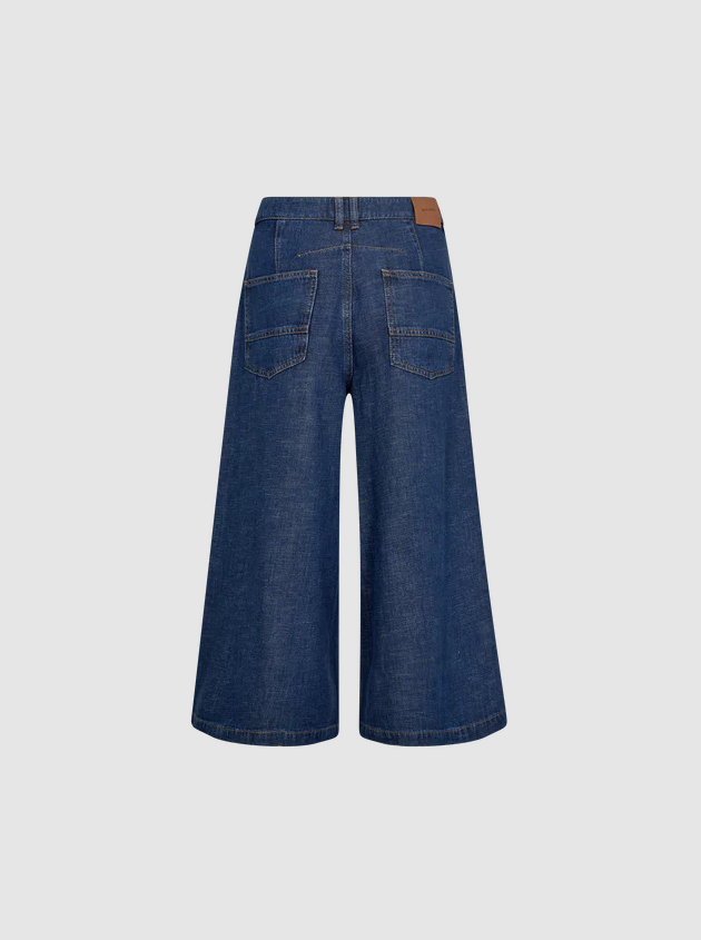 Mmculotte Arge Jeans Dark Blue