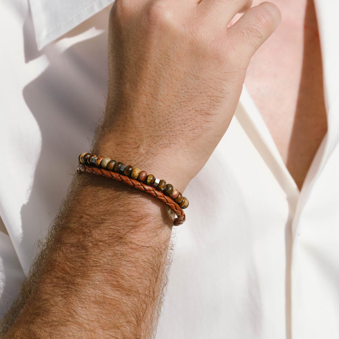Stones Bracelet Cyrus Terracotta