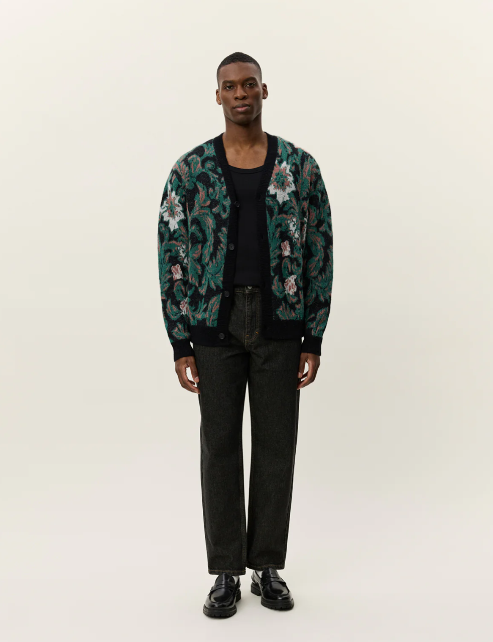 Alex Jacquard Cardigan Knit