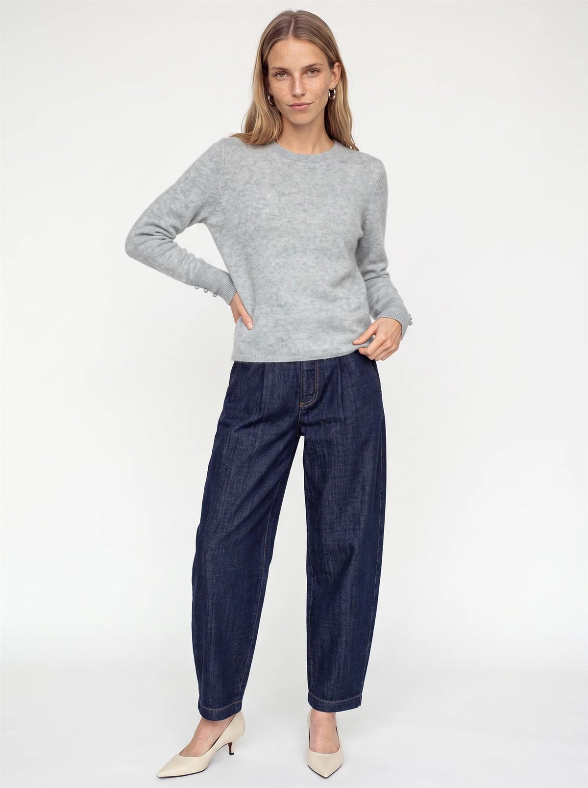 Mmmape Sophia O-Neck Knit Lead