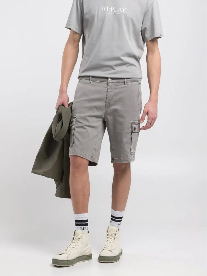 Vannie cargo shorts dim grey