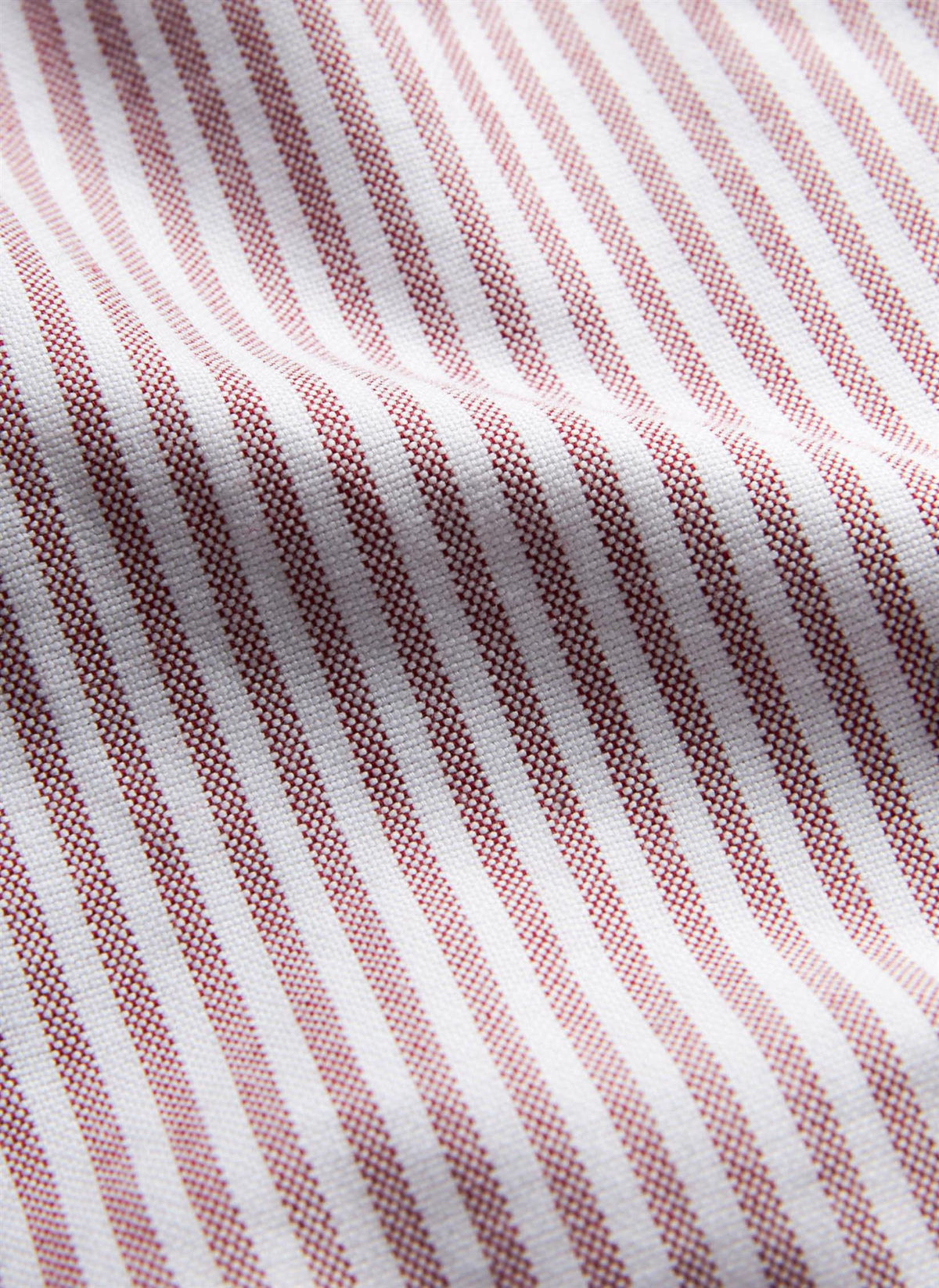 Douglas Oxford Stripe Shirt-Slim Fit Wine Red