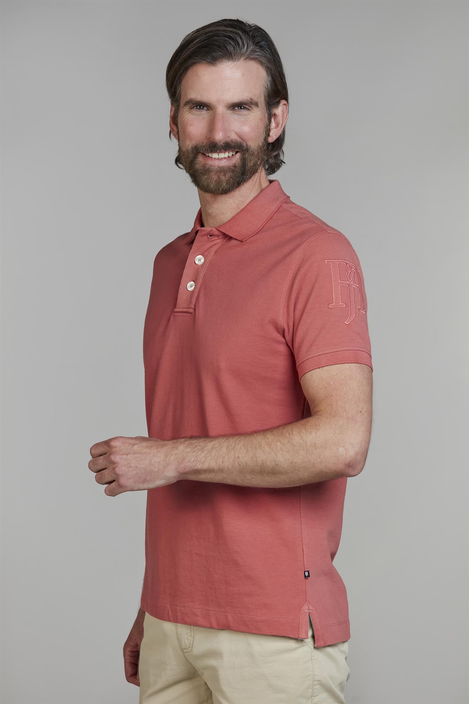Rough Style Polo Soft Red
