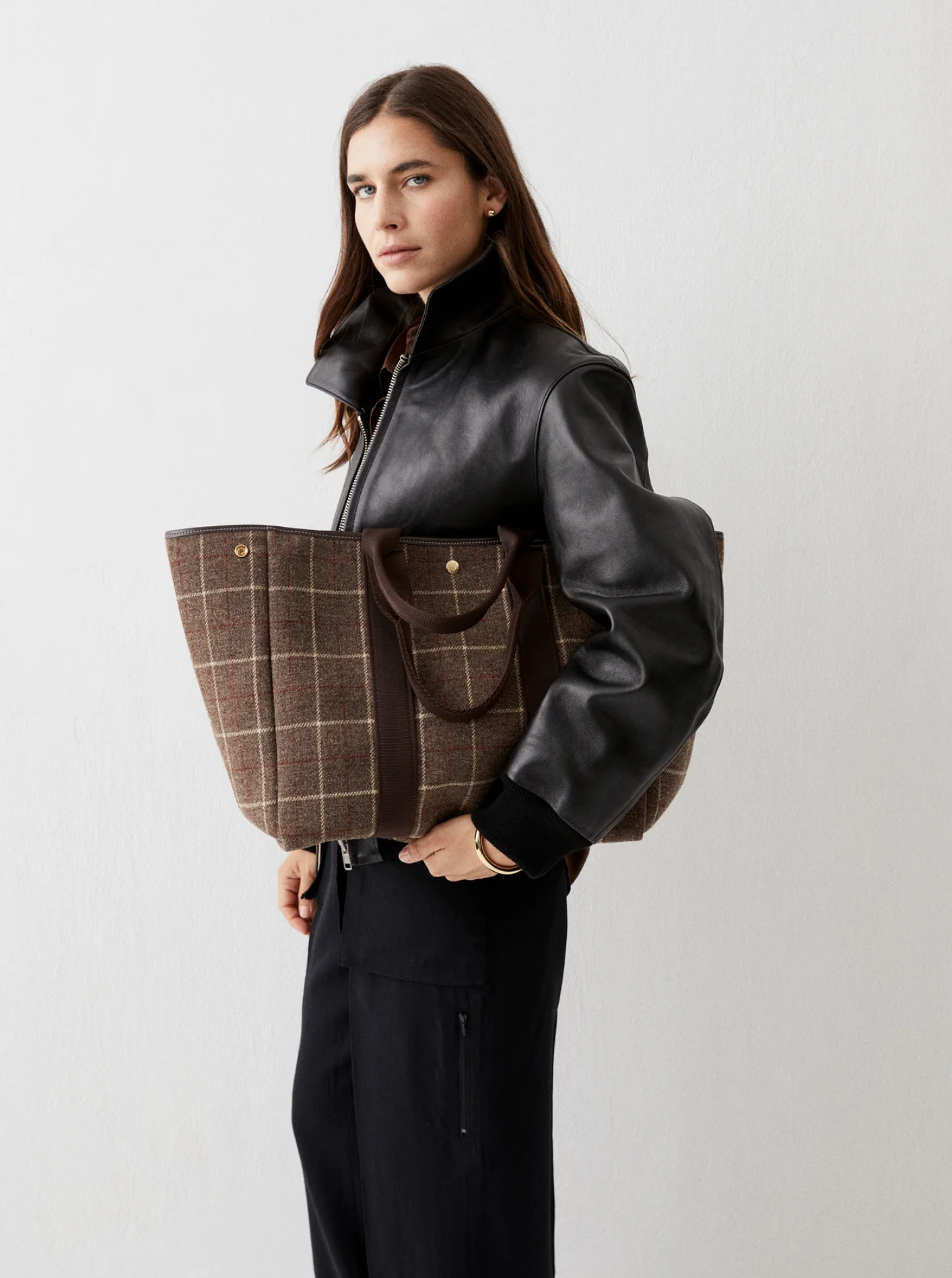 Traversèe L Hunting Tweed Brown