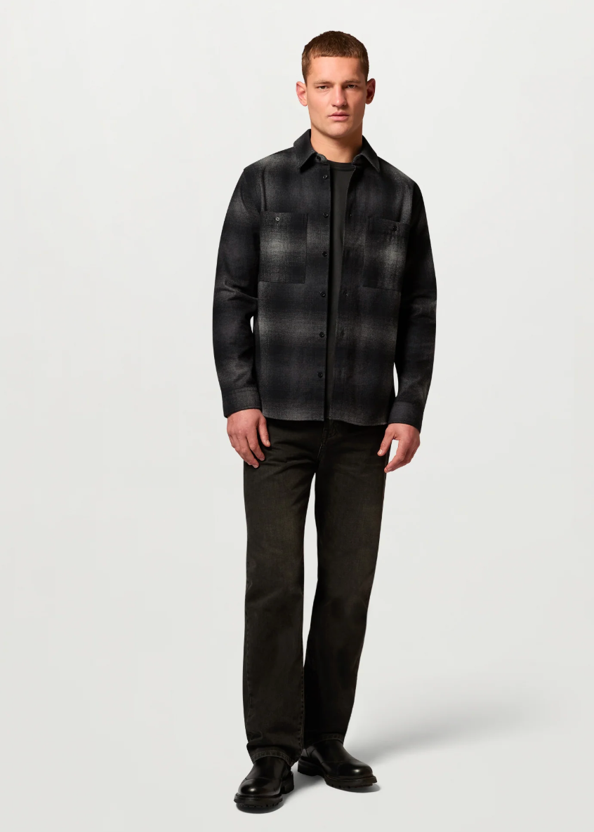 Outpost Shirt Brushd Cotton Flannel Black