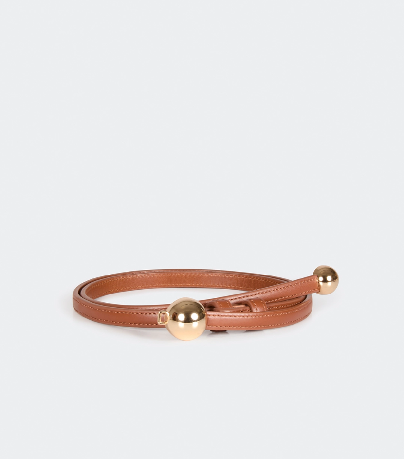 Amini Belt Camel/Gold