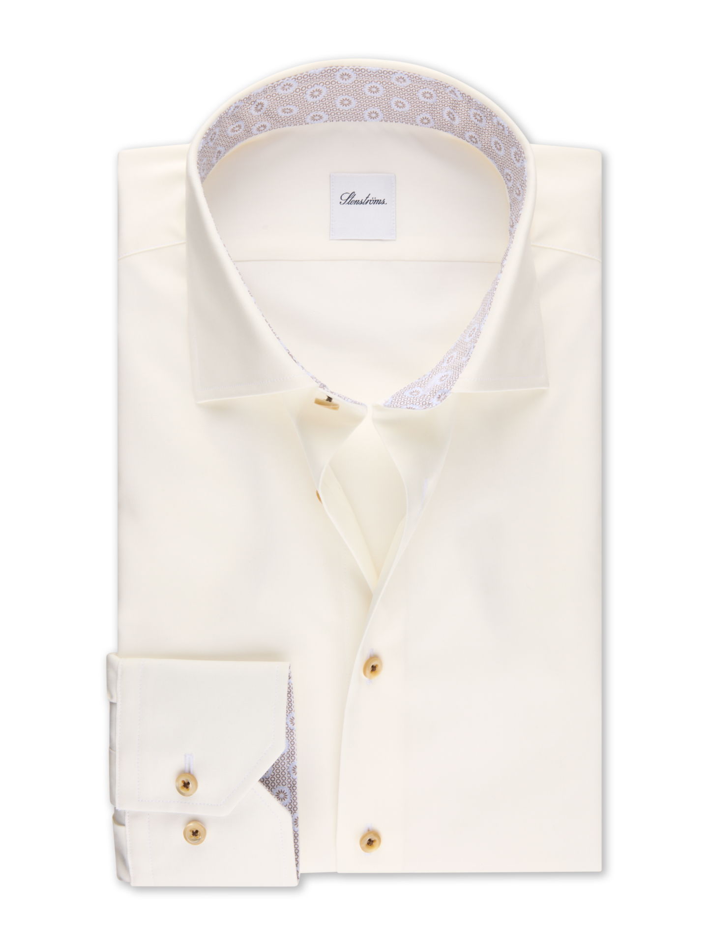 Champagne Twill Regular Shirt with Contrast