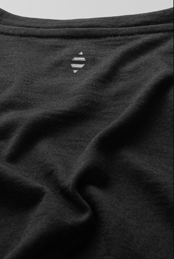 WOOL TENCEL LONG SLEEVE TOP