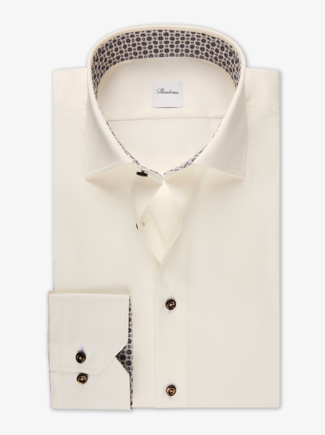 Champagne Twill Regular Shirt with Contrast